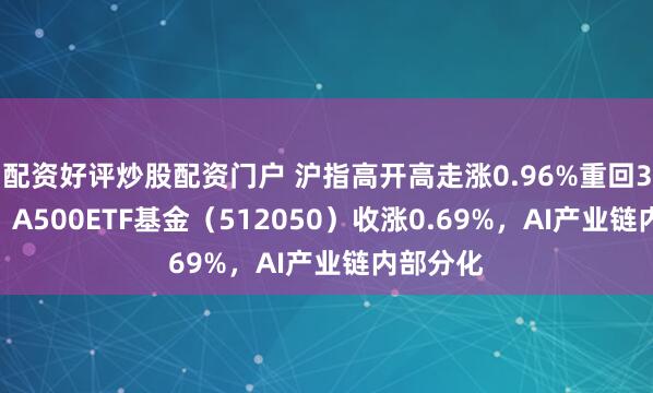 配资好评炒股配资门户 沪指高开高走涨0.96%重回3600点，A500ETF基金（512050）收涨0.69%，AI产业链内部分化